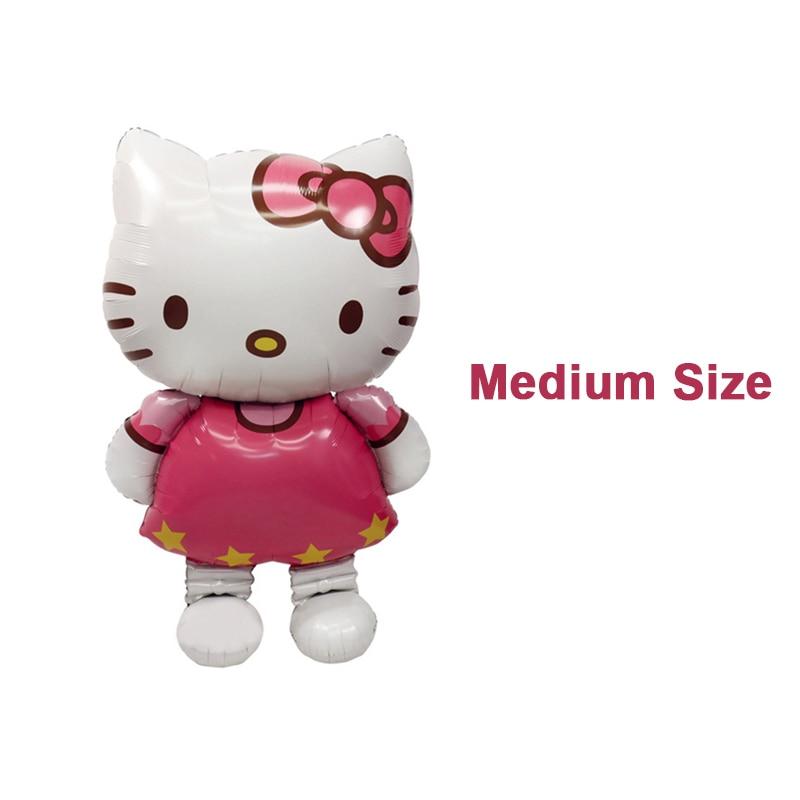 116*68cm Large Size Hello Kitty Cat Foil Balloon/80*48cm Medium Cartoon Wedding Birthday Party Decoration Inflatable Air Balloon